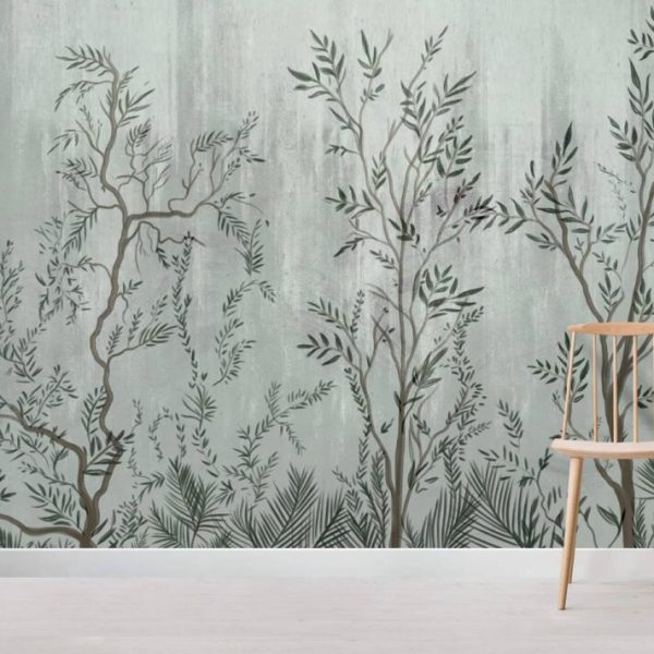 Forest Trees Wall Mural Wallpaper