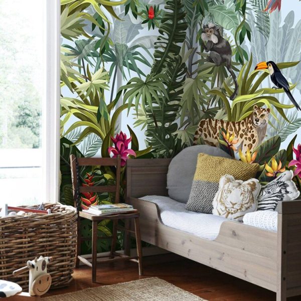 Wild Life Animals Tropical Wall Mural