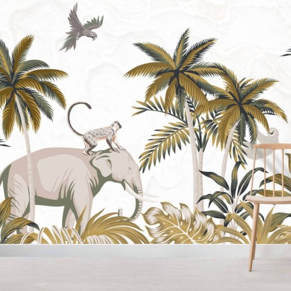 Amazon Wildlife Animals Wall Mural