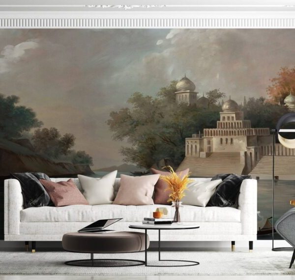 Asian Style Landscape Wall Mural