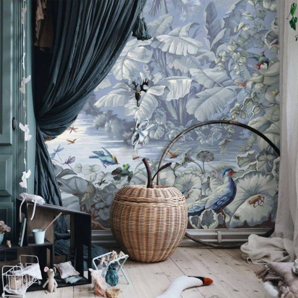 Forest Birds And Trees Nature Wall Mural