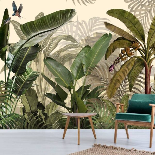 Banana Trees Forest Landscape Wall Mural