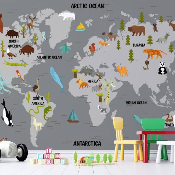 Animals Types Of World Wall Mural