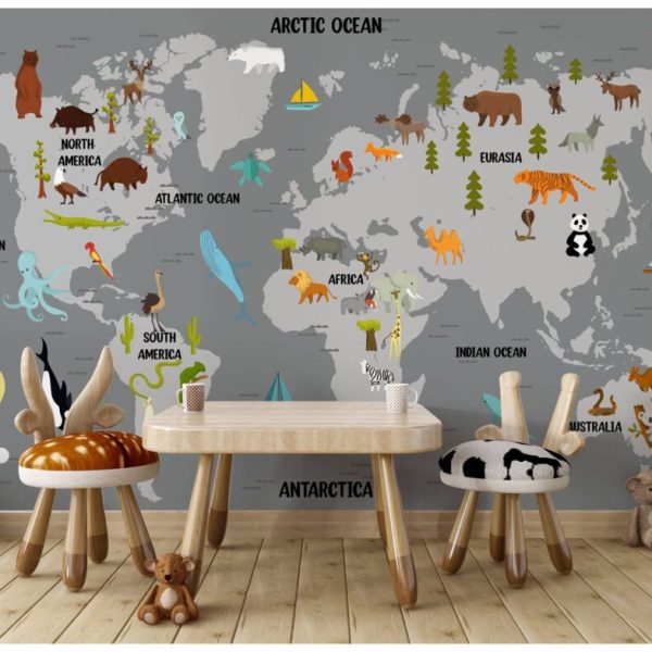 Animals Types Of World Wall Mural