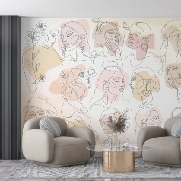 Hairdressers Make Up Studios Wall Mural