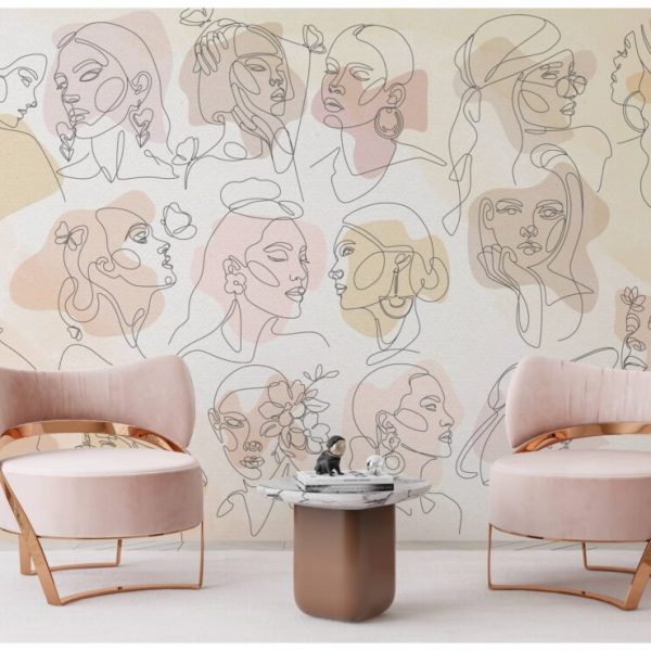 Hairdressers Make Up Studios Wall Mural