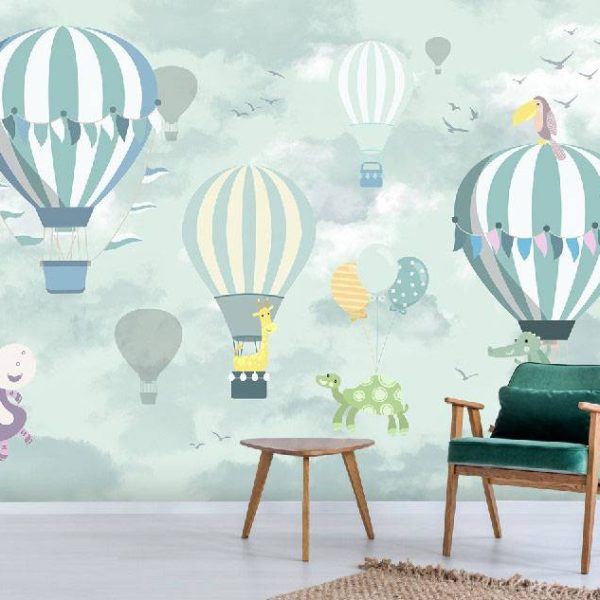 Colorful Hot Air Balloons Fest Wall Mural