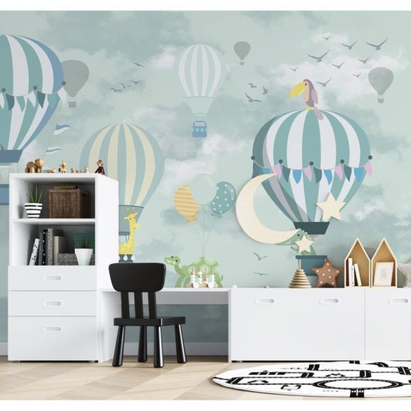 Colorful Hot Air Balloons Fest Wall Mural